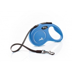 FLEXI NEW CLASSIC S NIEBIESKA- 5M DO 15KG - TAŚMA